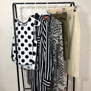 Zara Top and Skirts Express Dress Joe Fresh Cardigan Sweater Bundle Size XS